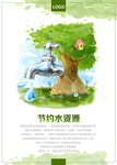 节约水资源广告