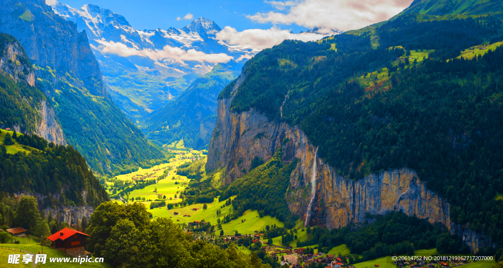 壮丽的大山风景