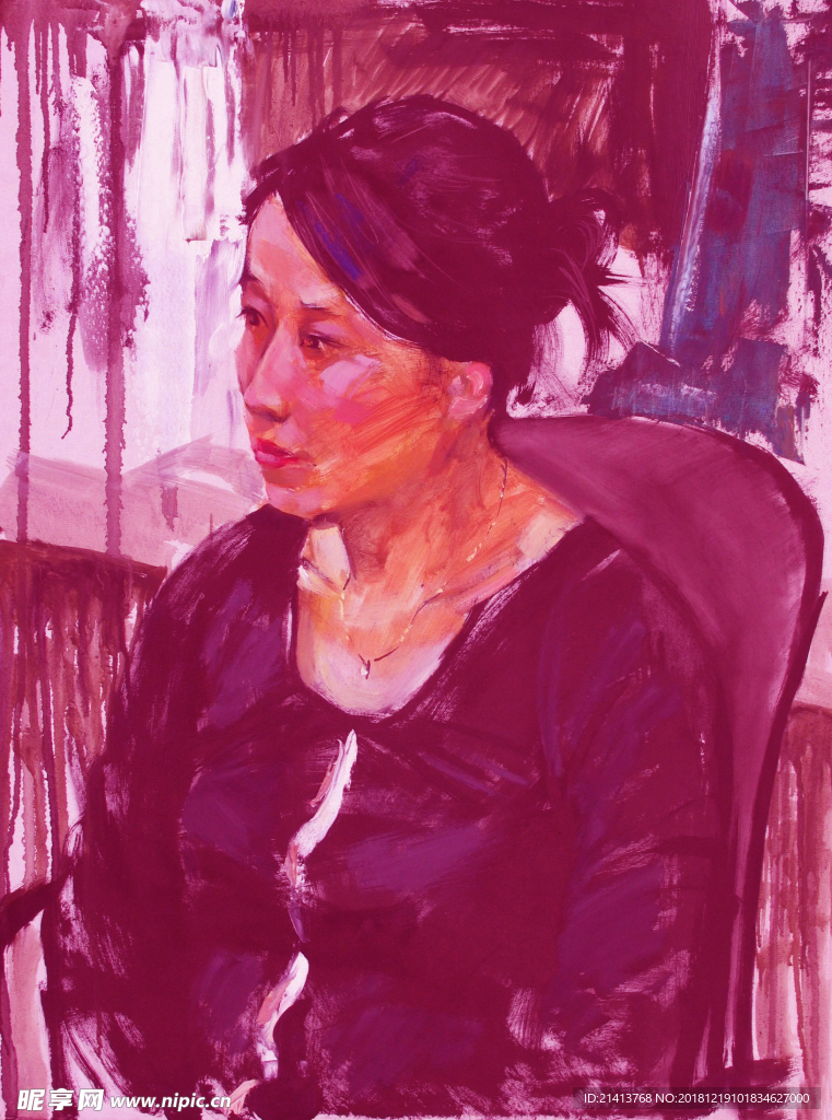 人物肖像油画