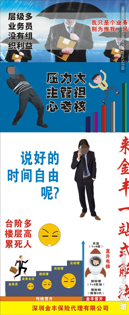 保险销售展板展架