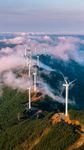 风能发电风景图片