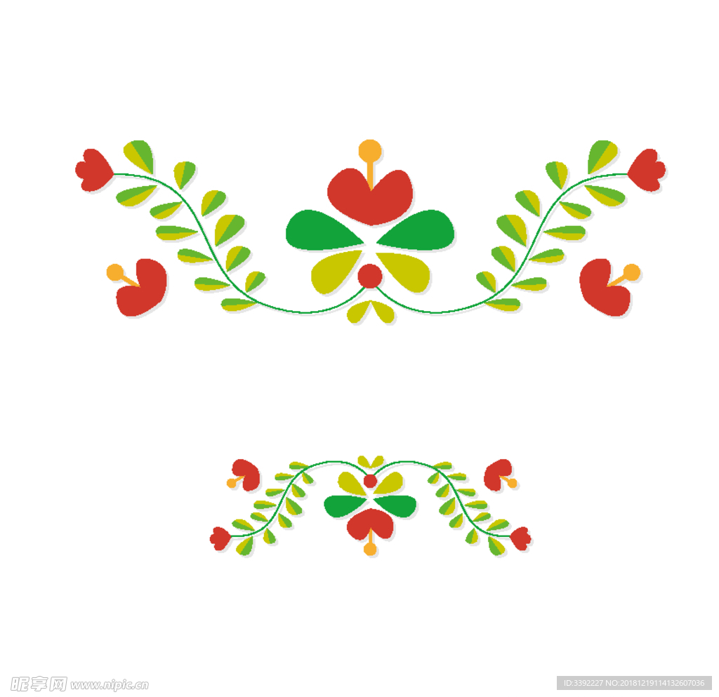 矢量花纹