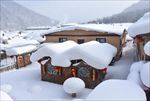 童话世界雪乡唯美洁白雪景