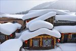 童话世界雪乡唯美洁白雪景