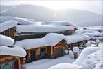 童话世界雪乡唯美洁白雪景