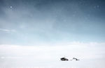 空旷 极简 雪地