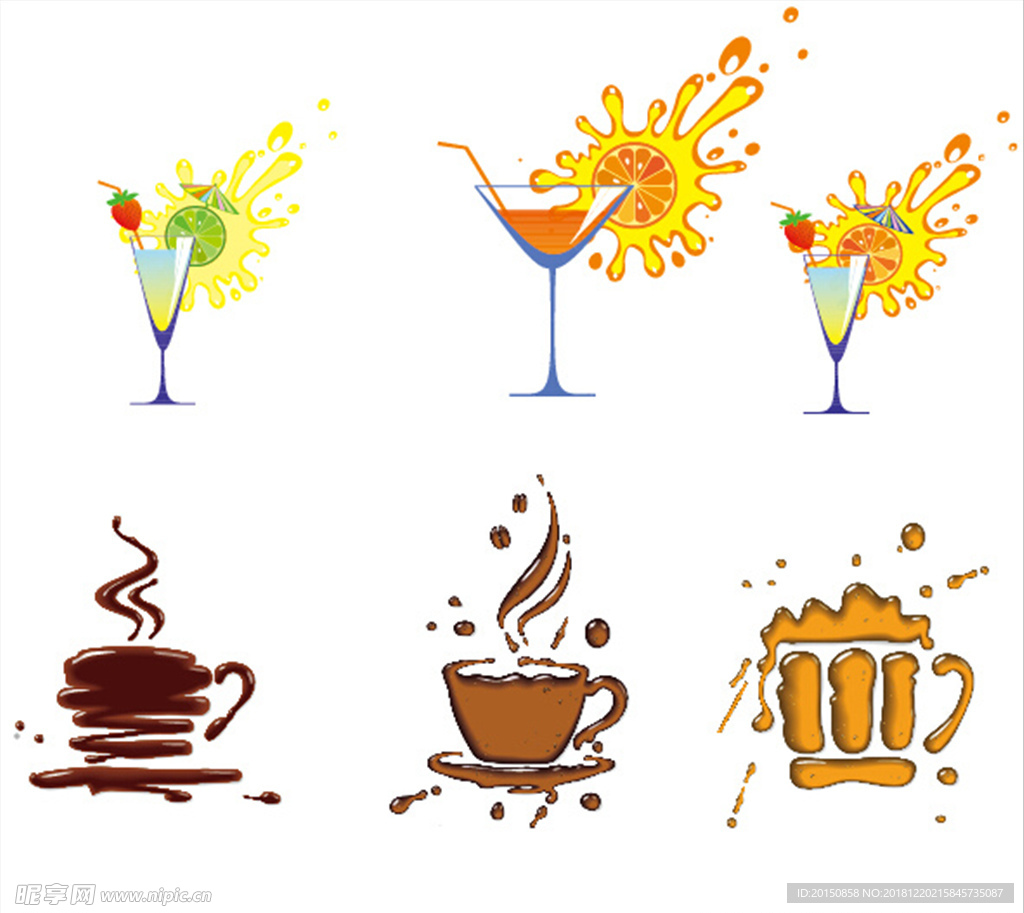 咖啡饮料橙汁组图
