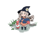 少女卡通插画