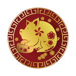 猪年剪纸图案