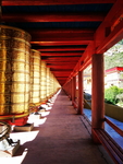 佛教 藏传 寺院  转经