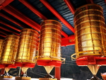 佛教 藏传 寺院  转经