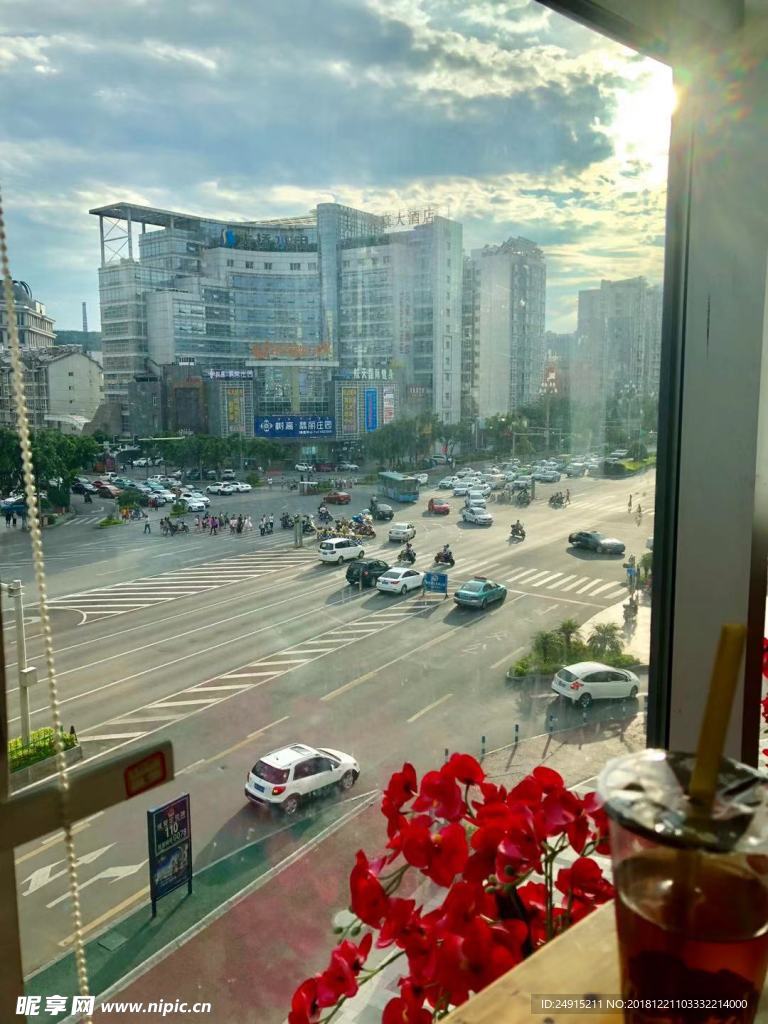 俯瞰城市照片