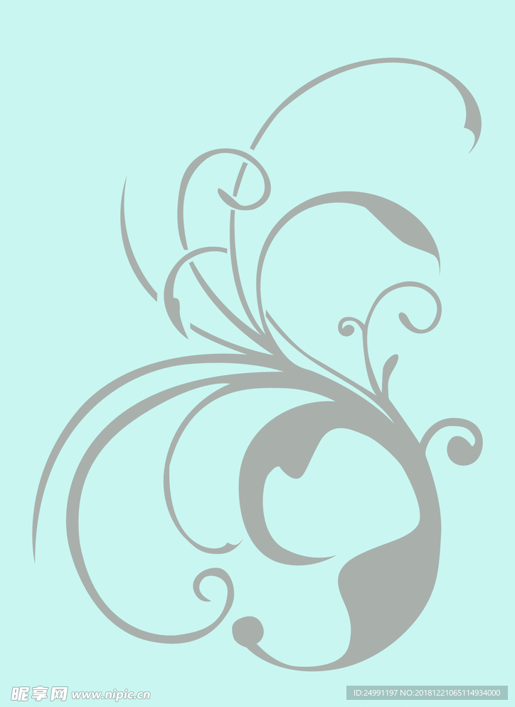 矢量花纹