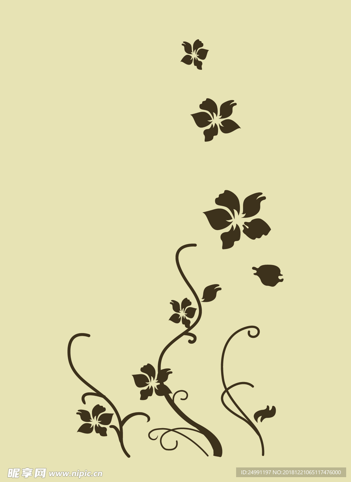 矢量花纹