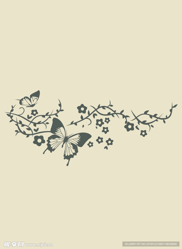 矢量花纹