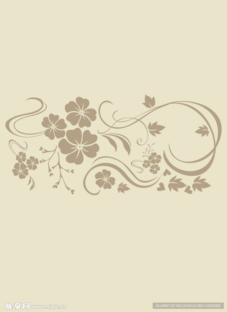 矢量花纹