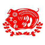 猪年剪纸