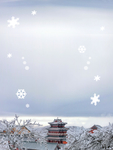 雪景背景