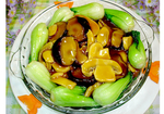 蚝油双菇扒菜