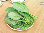 菜心菜叶