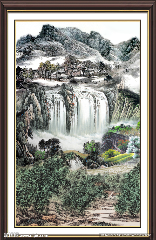 山水国画