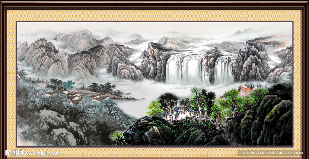 山水国画