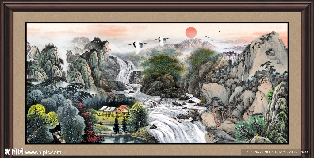 山水国画
