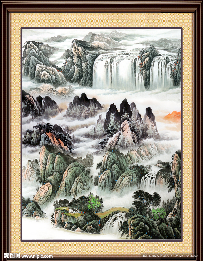 山水国画