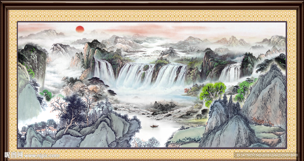 山水国画