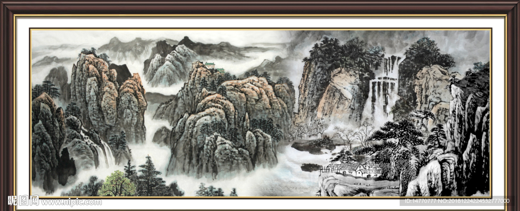 山水国画