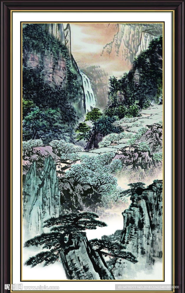 山水国画