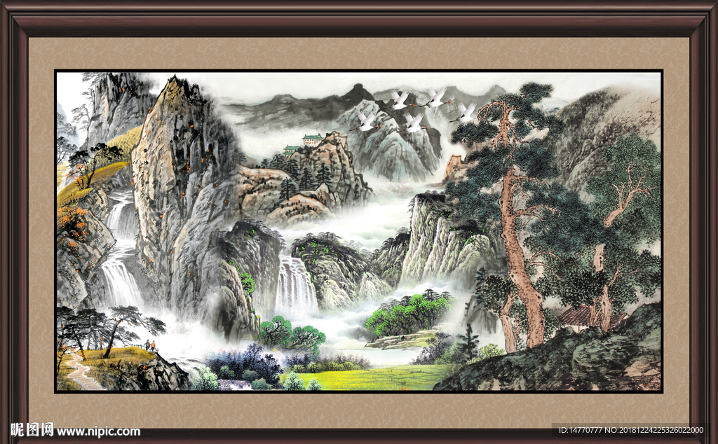 山水国画