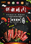 美食展板