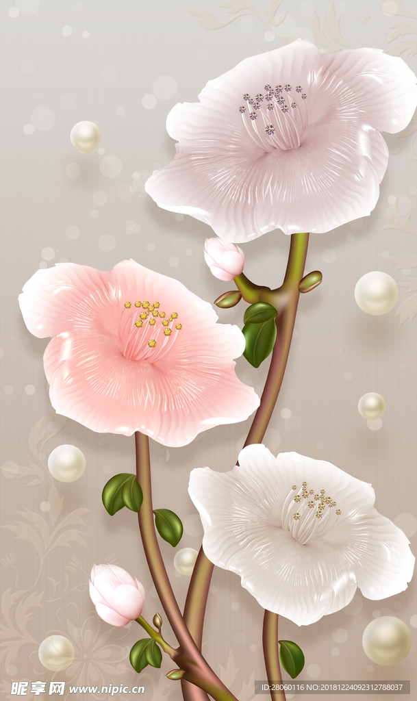 抽象花