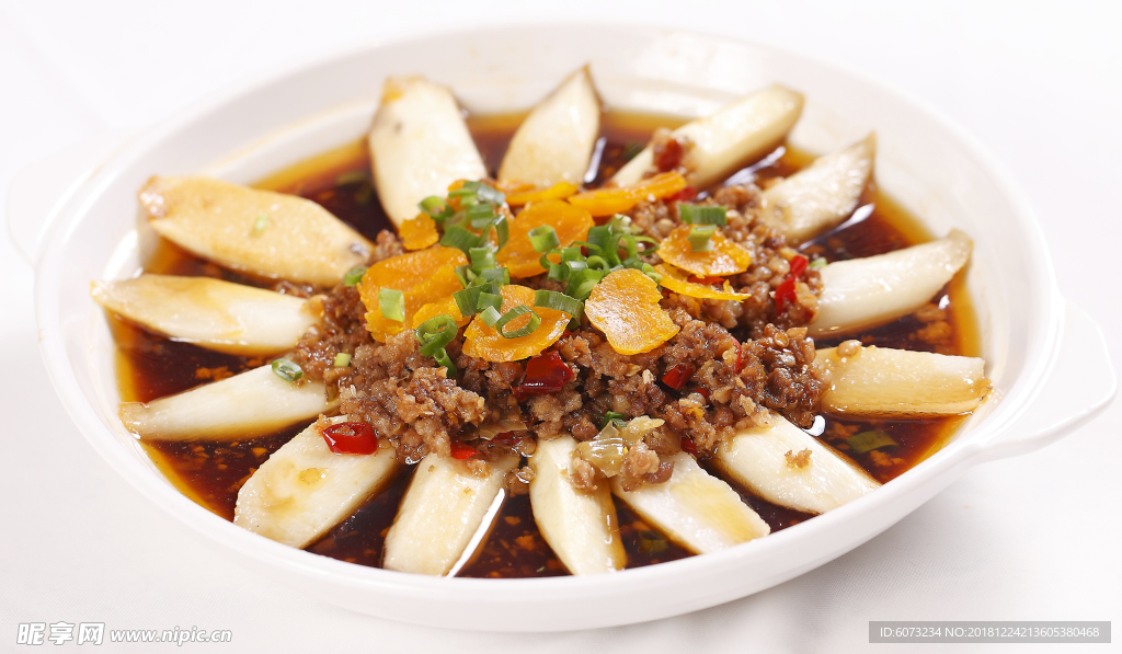 咸蛋黄肉沫蒸淮山