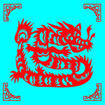 龙剪纸