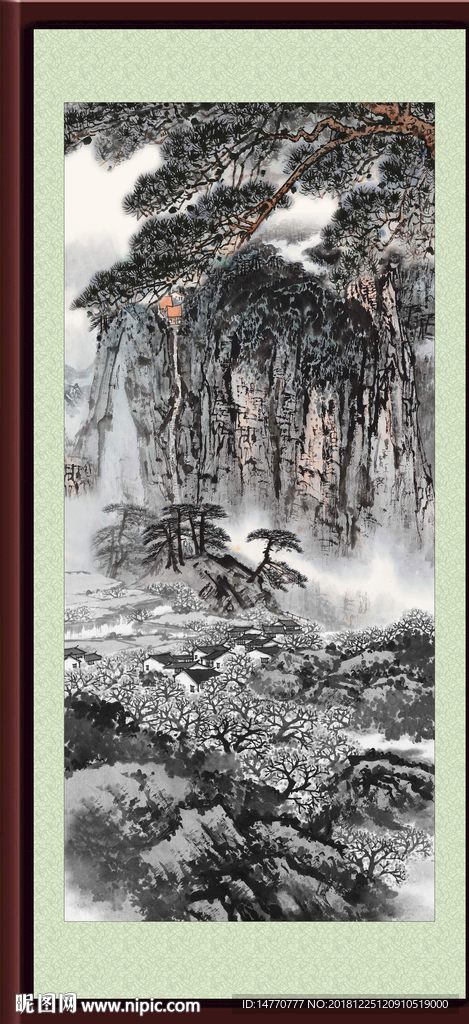 山水画 山水风景 巨幅山水画