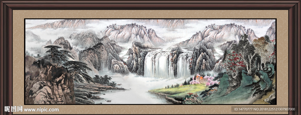 巨幅山水画