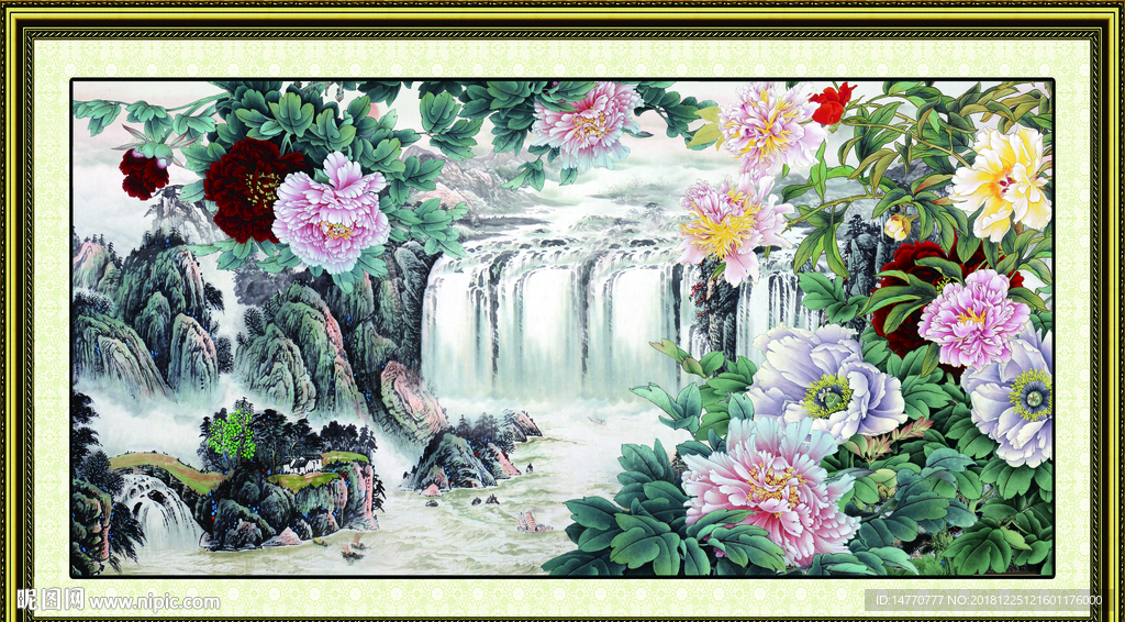 巨幅山水画