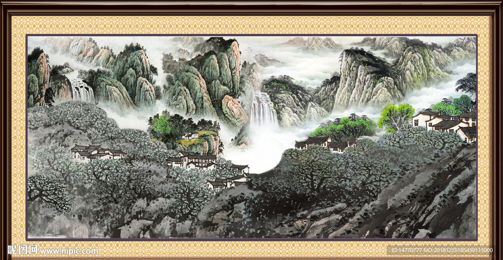 山水风景图