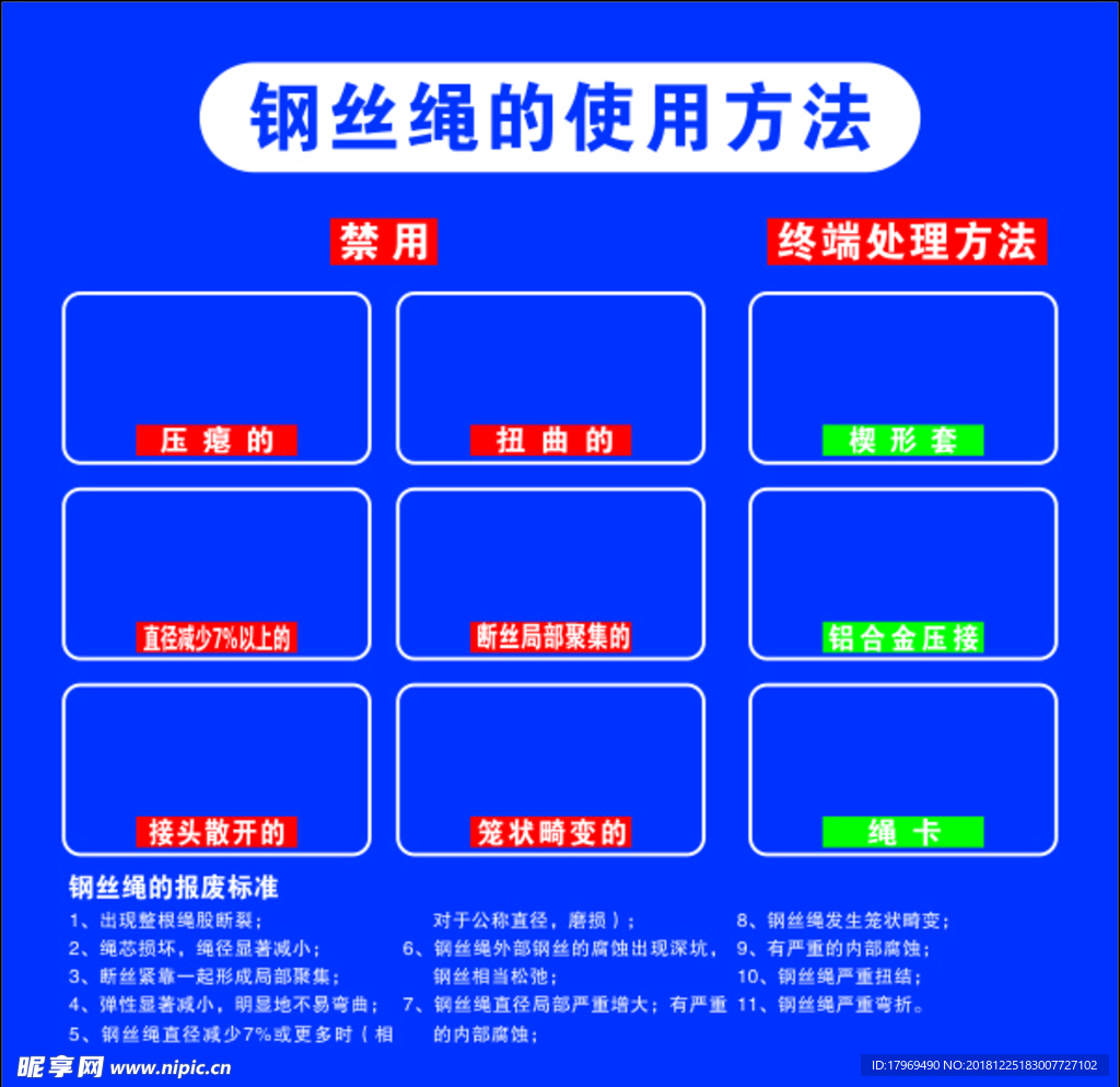 钢丝绳的使用方法