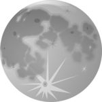 月球矢量素材