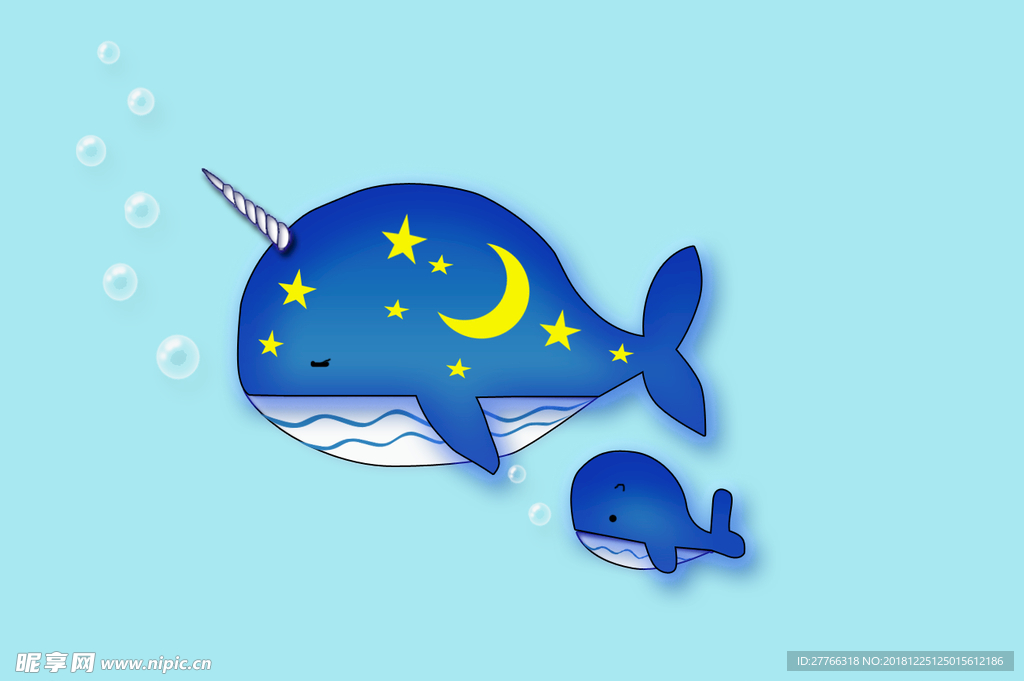 晚安鲸鱼