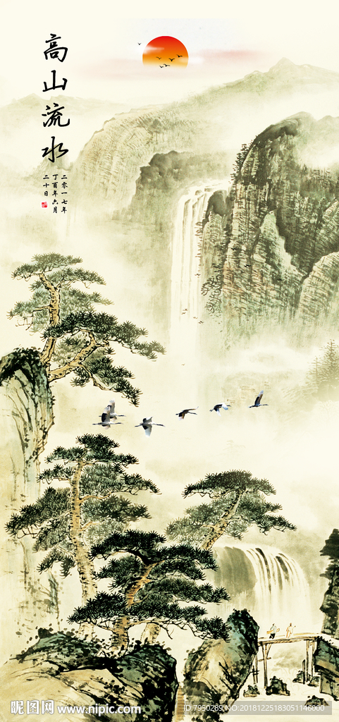 新中式背景墙