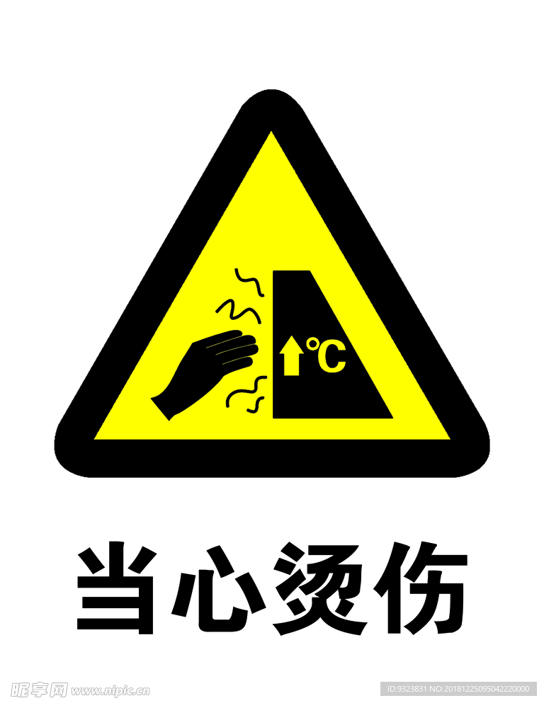 当心烫伤