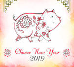 猪年背景