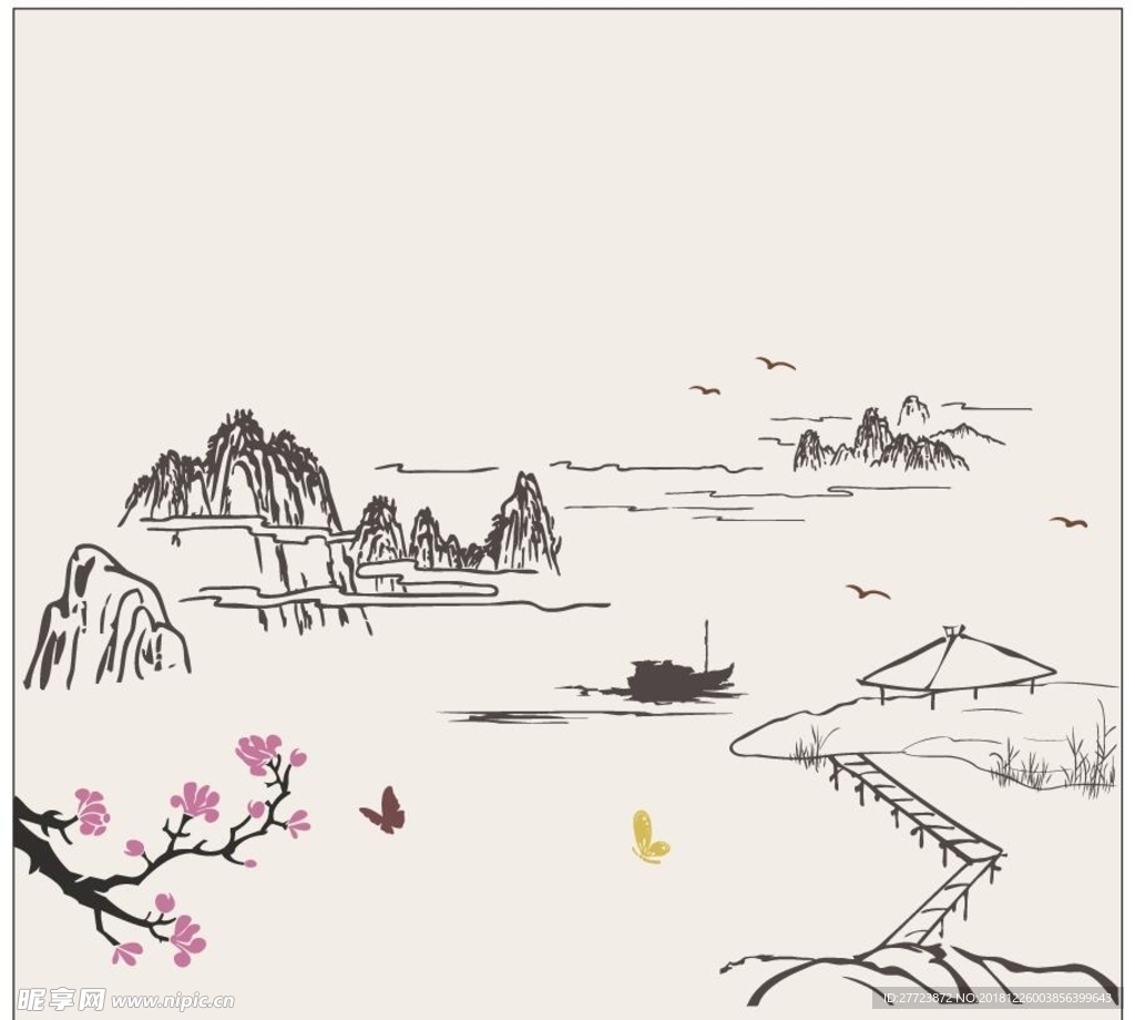 山水画
