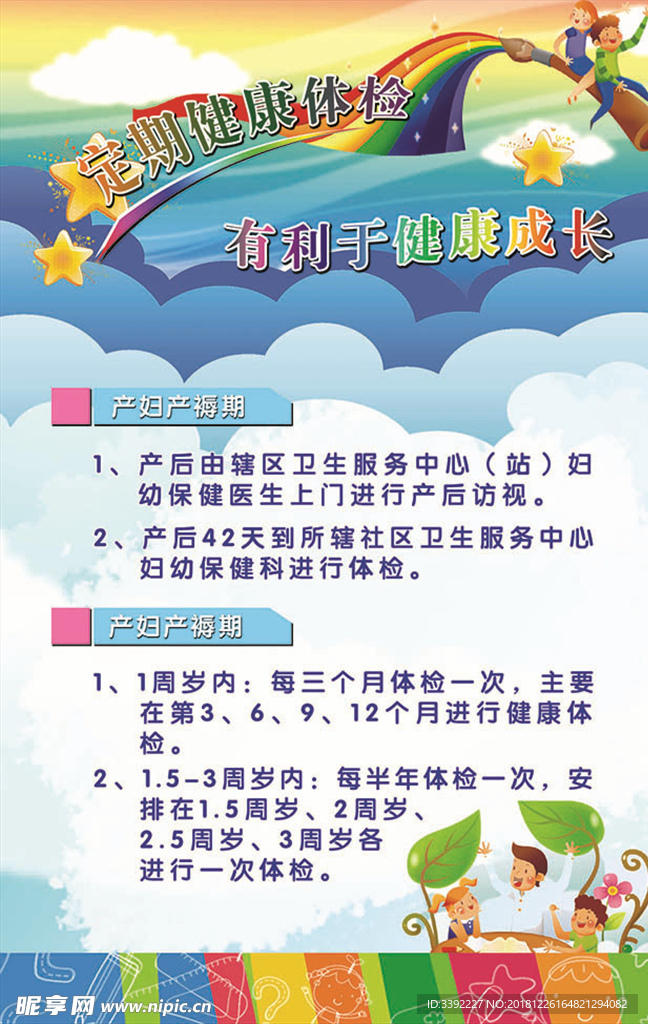 健康体检海报