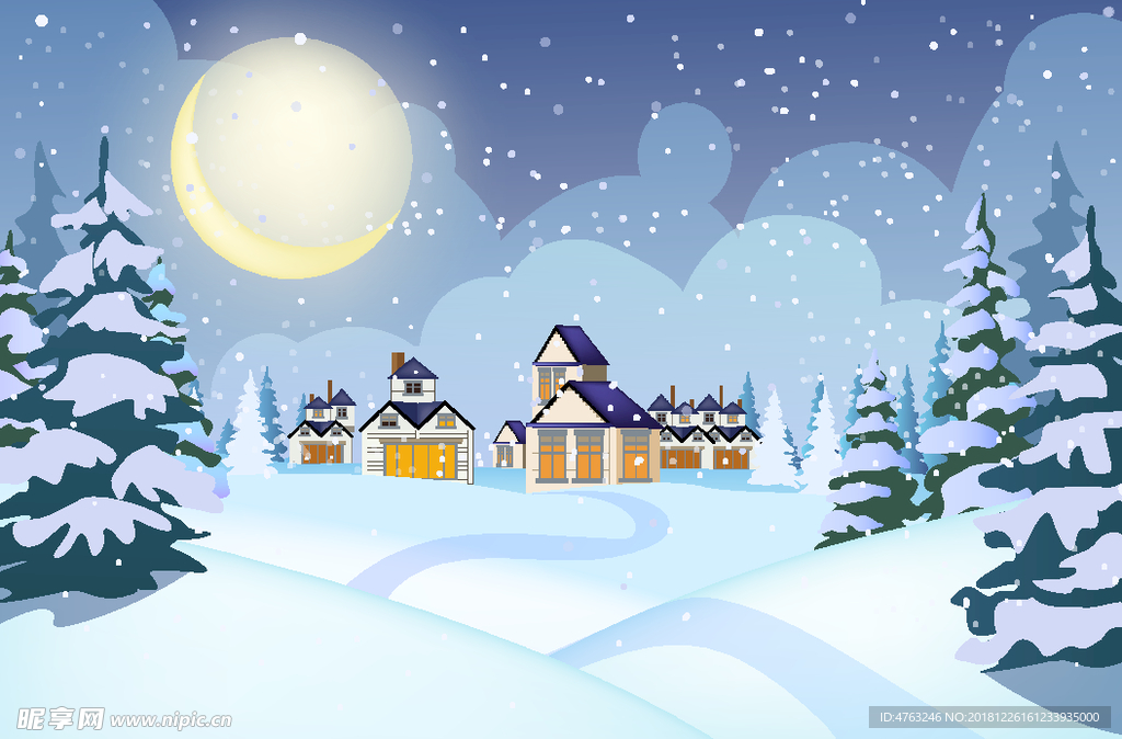 冬季雪景