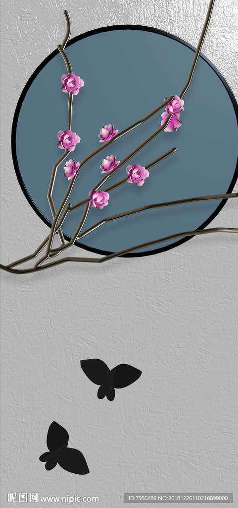 玄关背景装饰画
